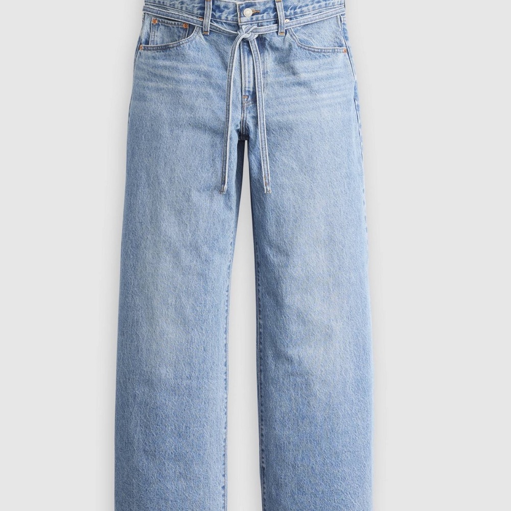 NWT Levi's Light Blue Baggy Wide Leg Straight jeans